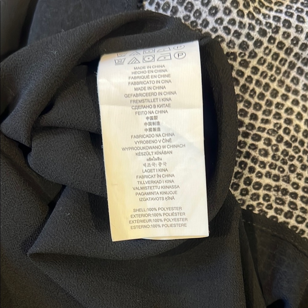 MICHAEL by Michael Kors Black and White Bishop Sleeve Sundress - Picture 7 of 7